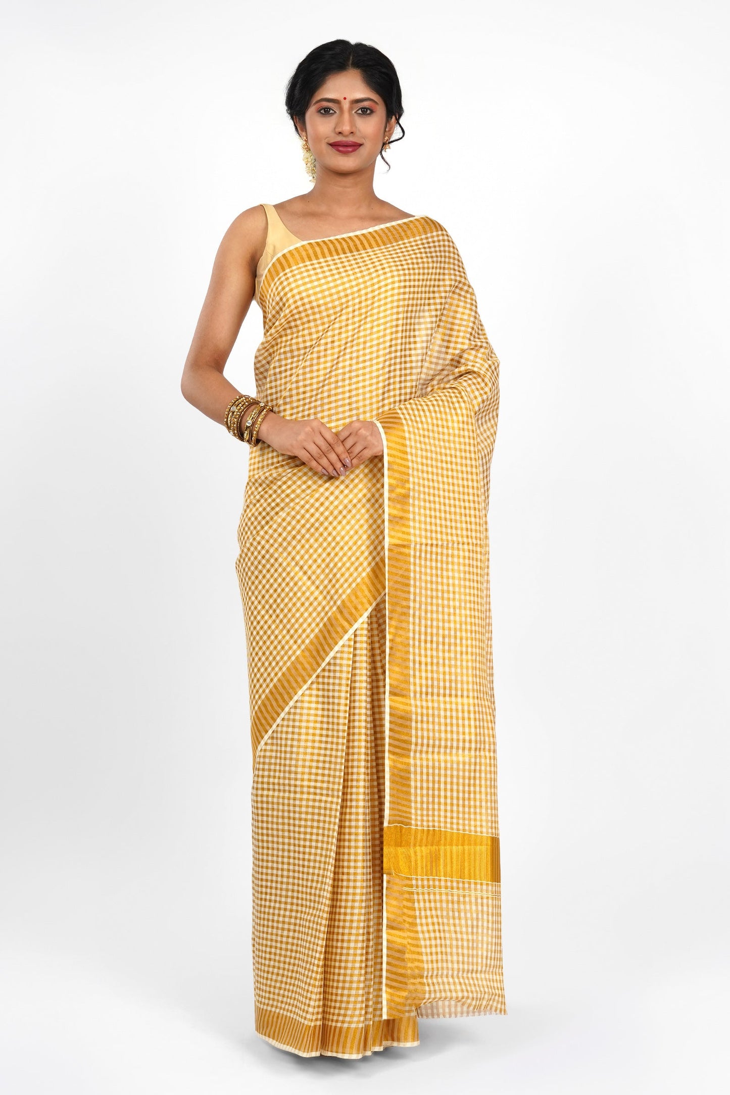 Teejh Kasargod Kerala Tissue Cotton Saree