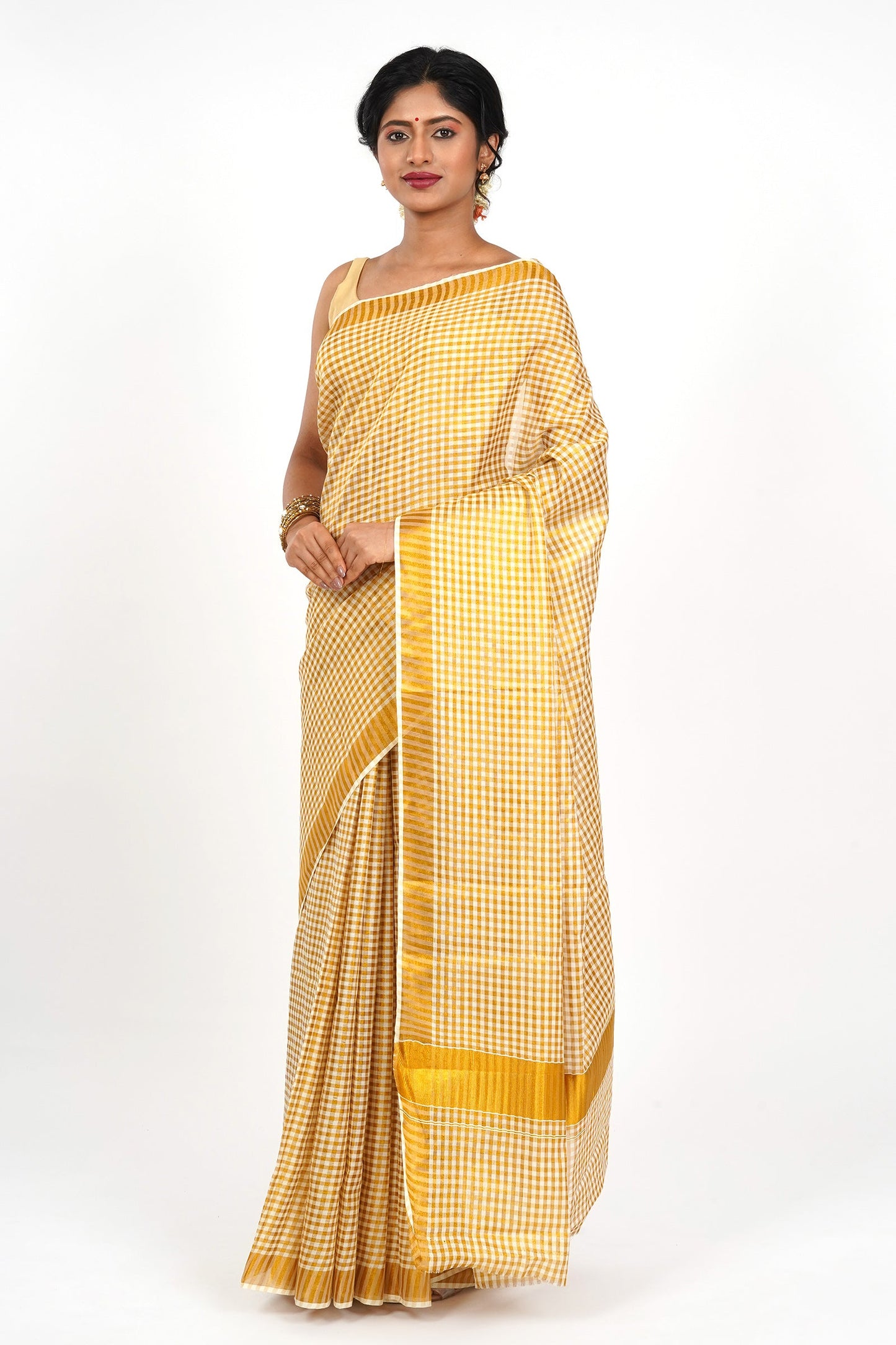 Teejh Kasargod Kerala Tissue Cotton Saree
