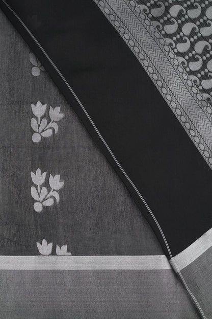 Teejh Fateh  Silk Cotton Black saree