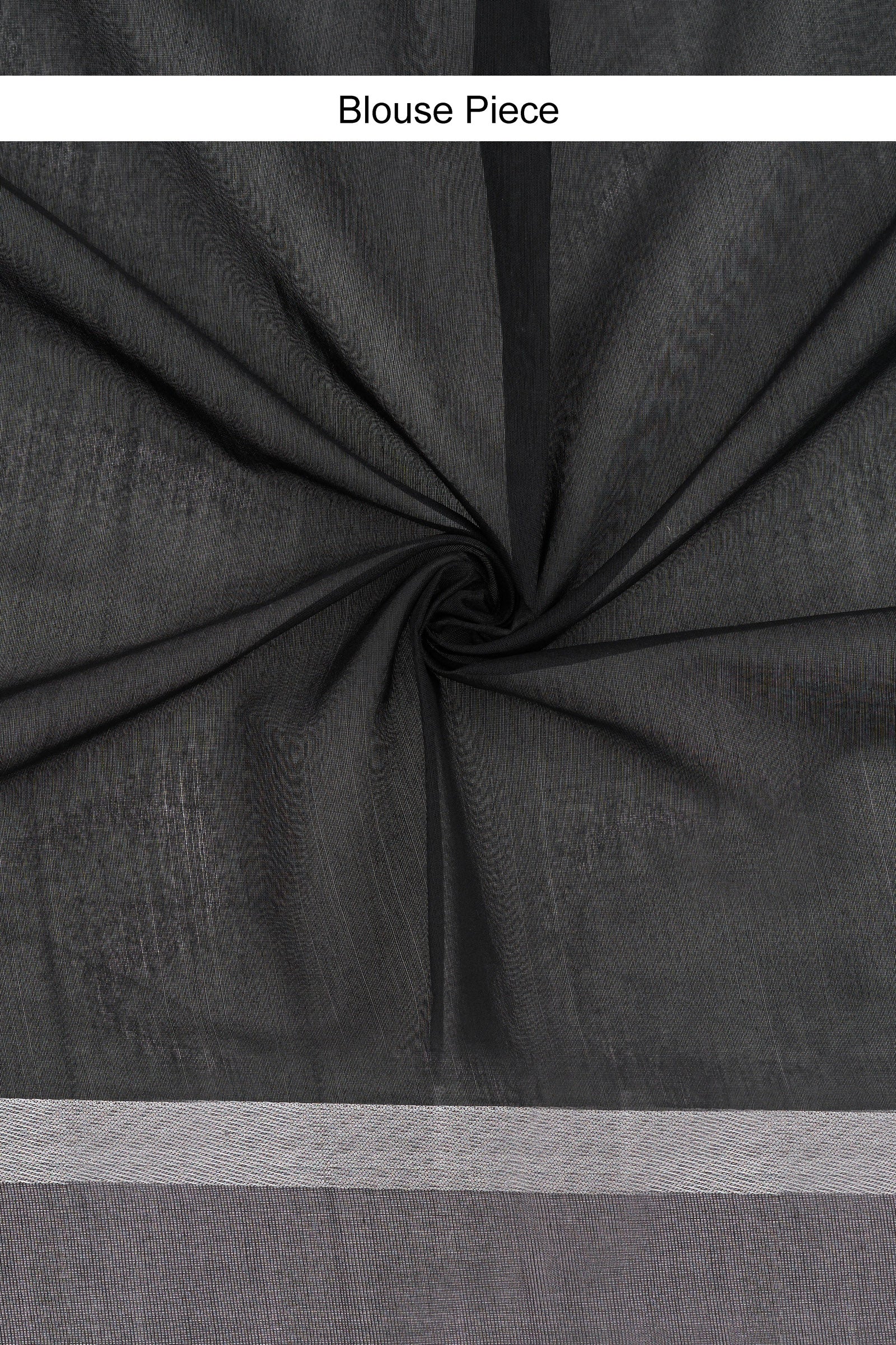 Teejh Fateh  Silk Cotton Black saree