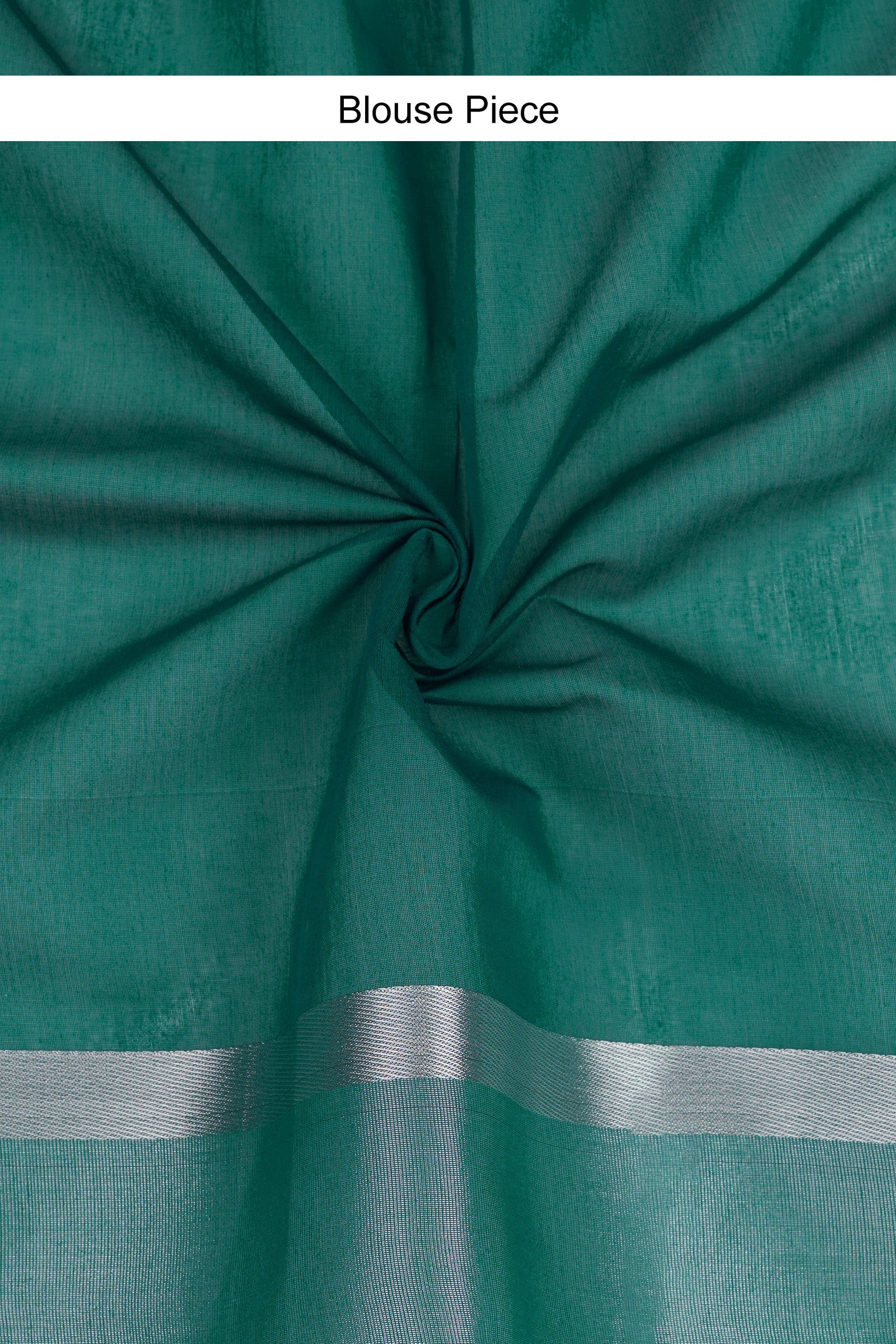 Teejh Bhimtal Silk Cotton Teal saree