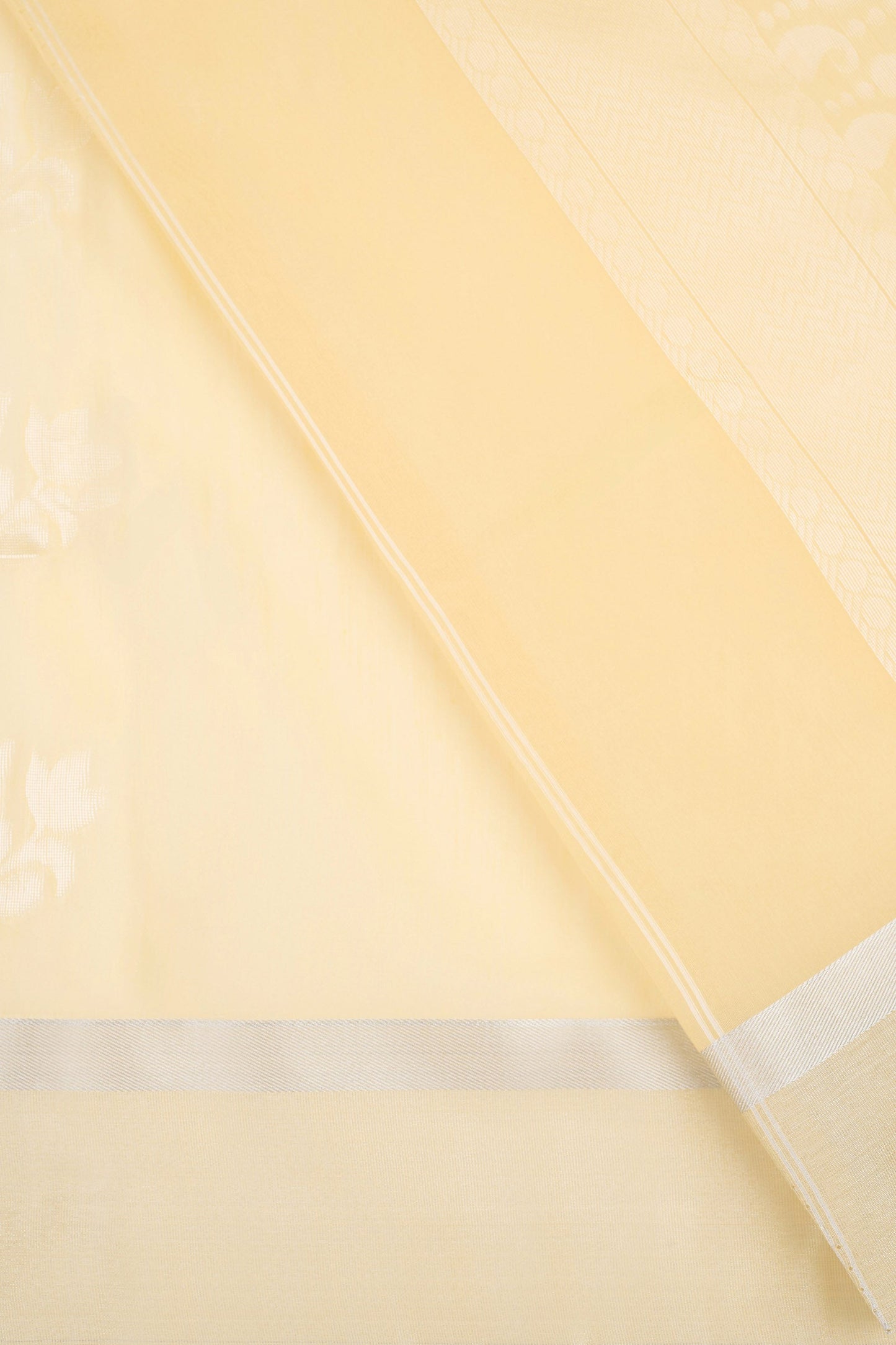 Teejh Kolleru Silk Cotton Beige saree
