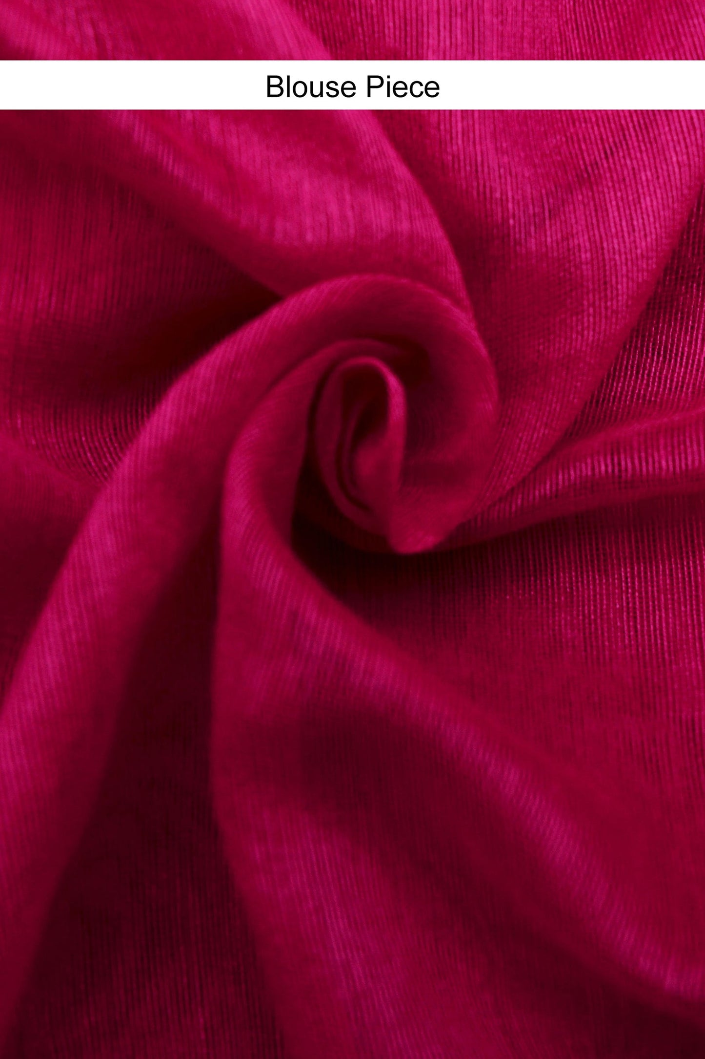 Teejh Fuschia Love Cotton Silk Zari Saree