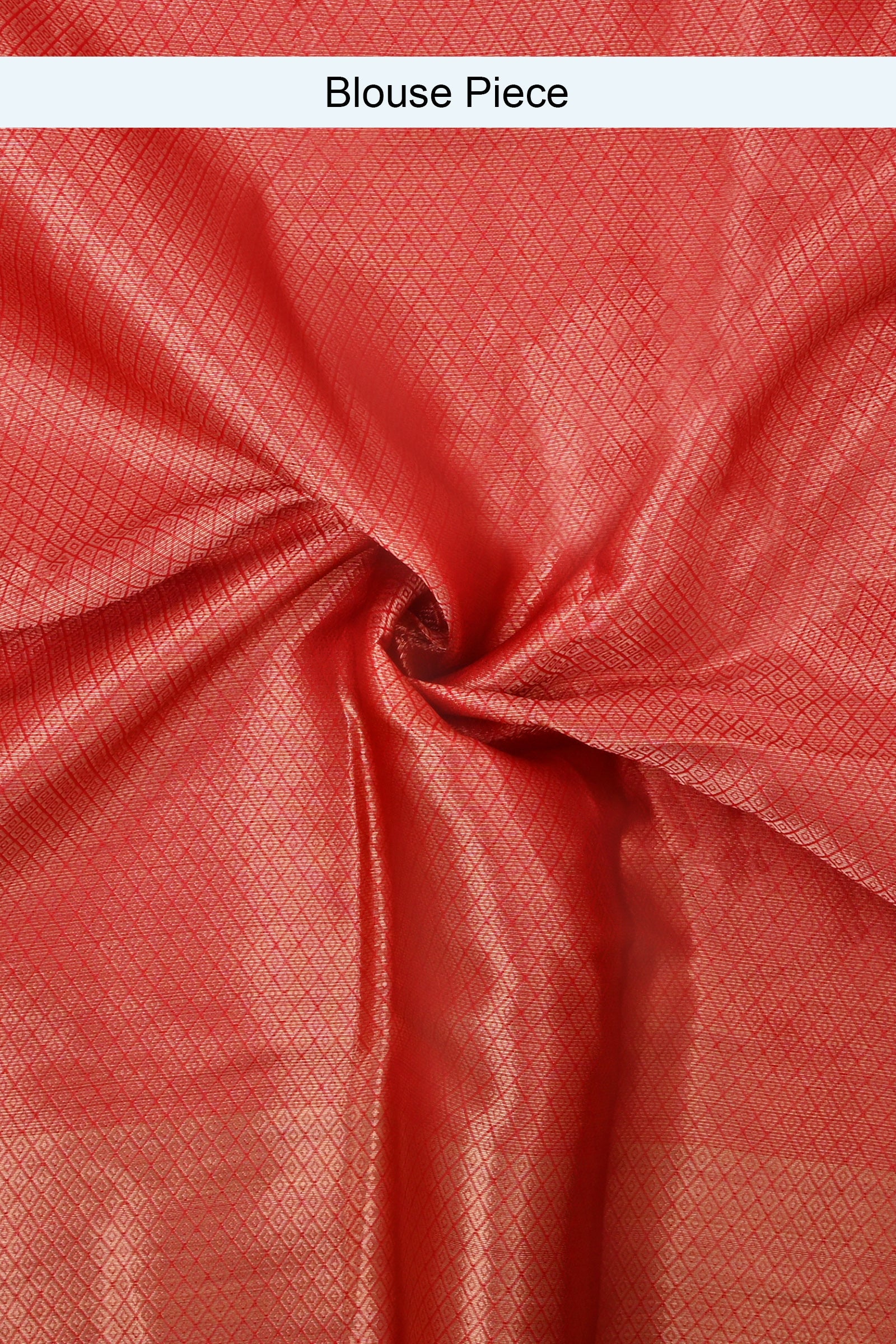 Teejh Shaya Red Banarasi Semi Chiffon Warm Silk Saree