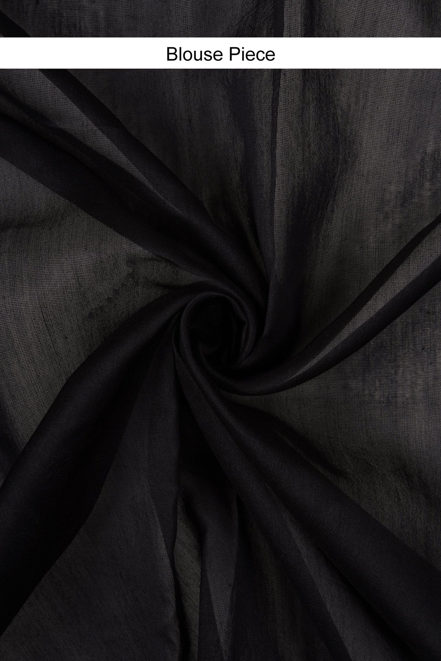 Teejh Raat ki Rani Black Block Print Chanderi Silk Saree
