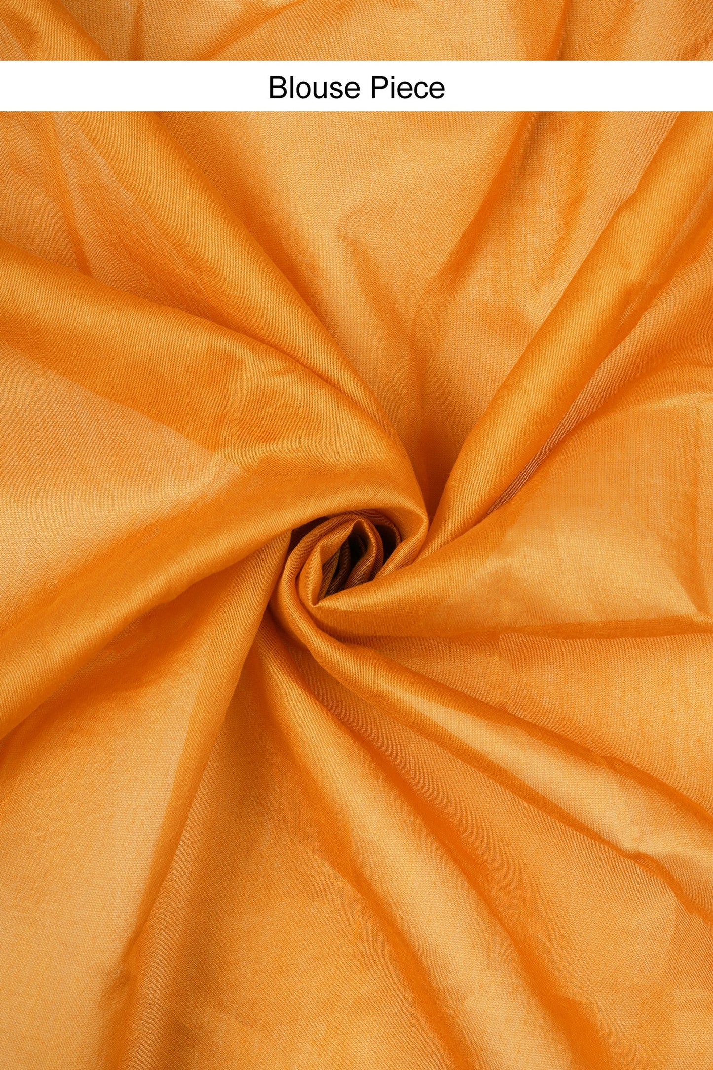 Teejh Sunehri Sham Mustard Block Print Chanderi Silk Saree