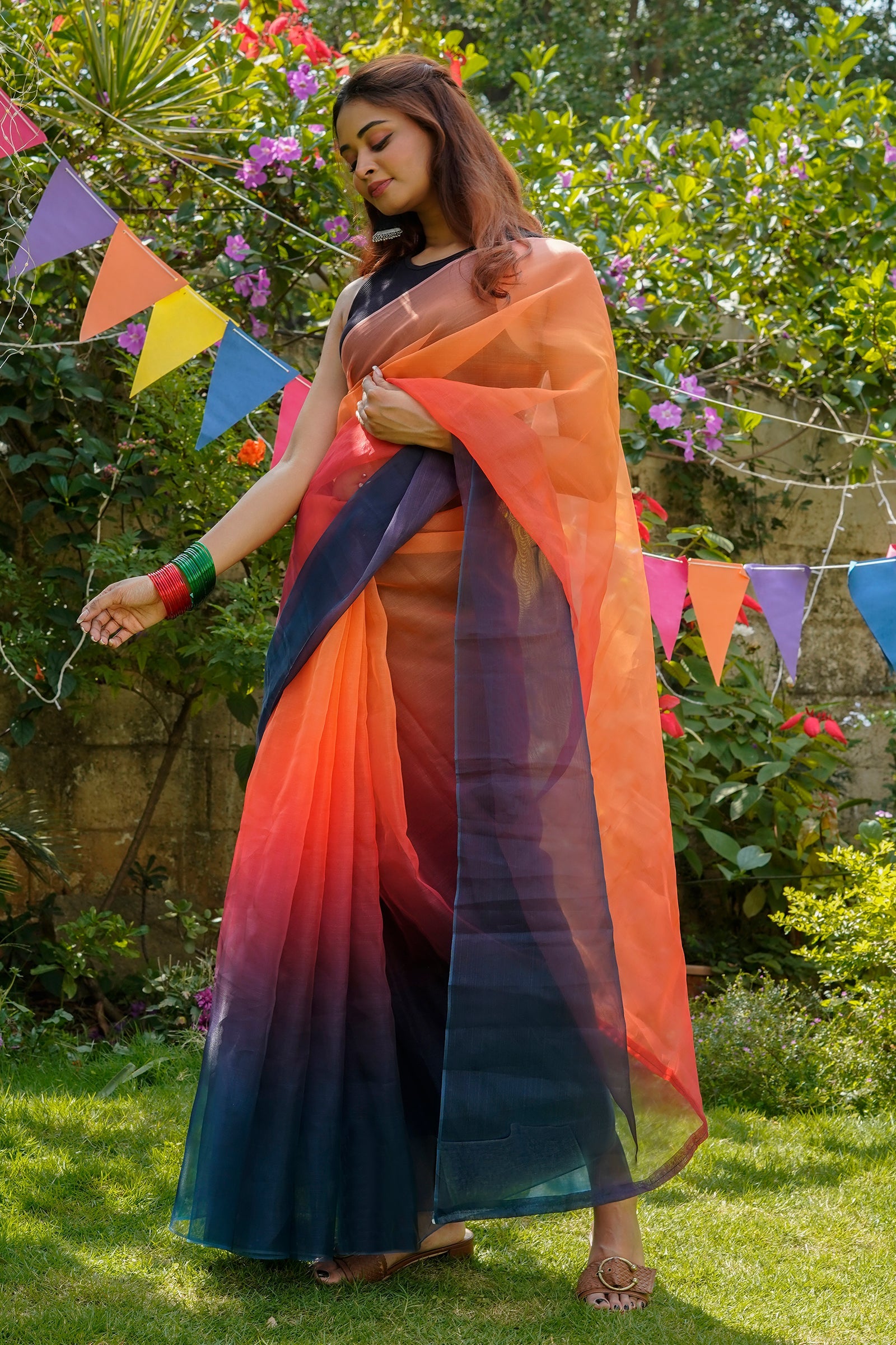 Teejh Vaanshi Ombre Organza Saree