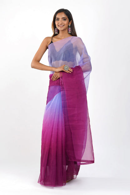 Teejh Zeeva Ombre Organza Saree