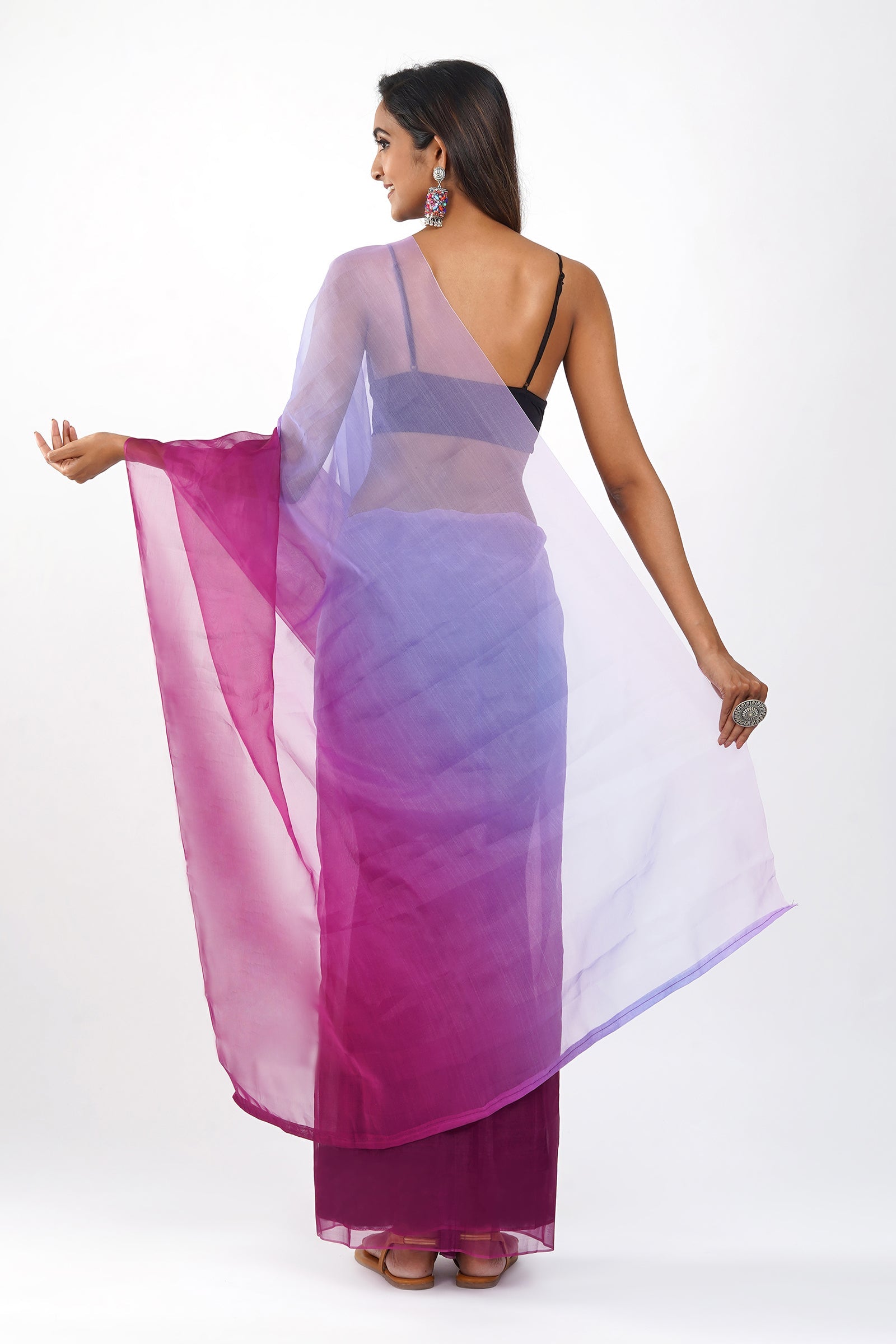Teejh Zeeva Ombre Organza Saree