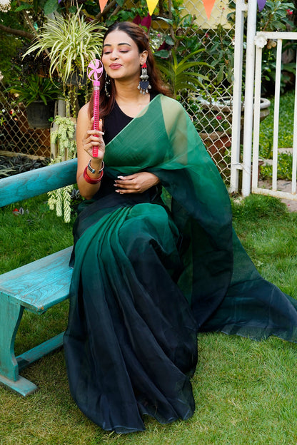 Teejh Miyra Ombre Organza Saree