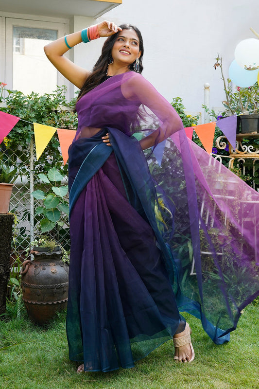 Teejh Sivyani Ombre Organza Saree