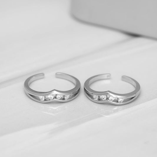 Minimal 925 Silver Toe Ring