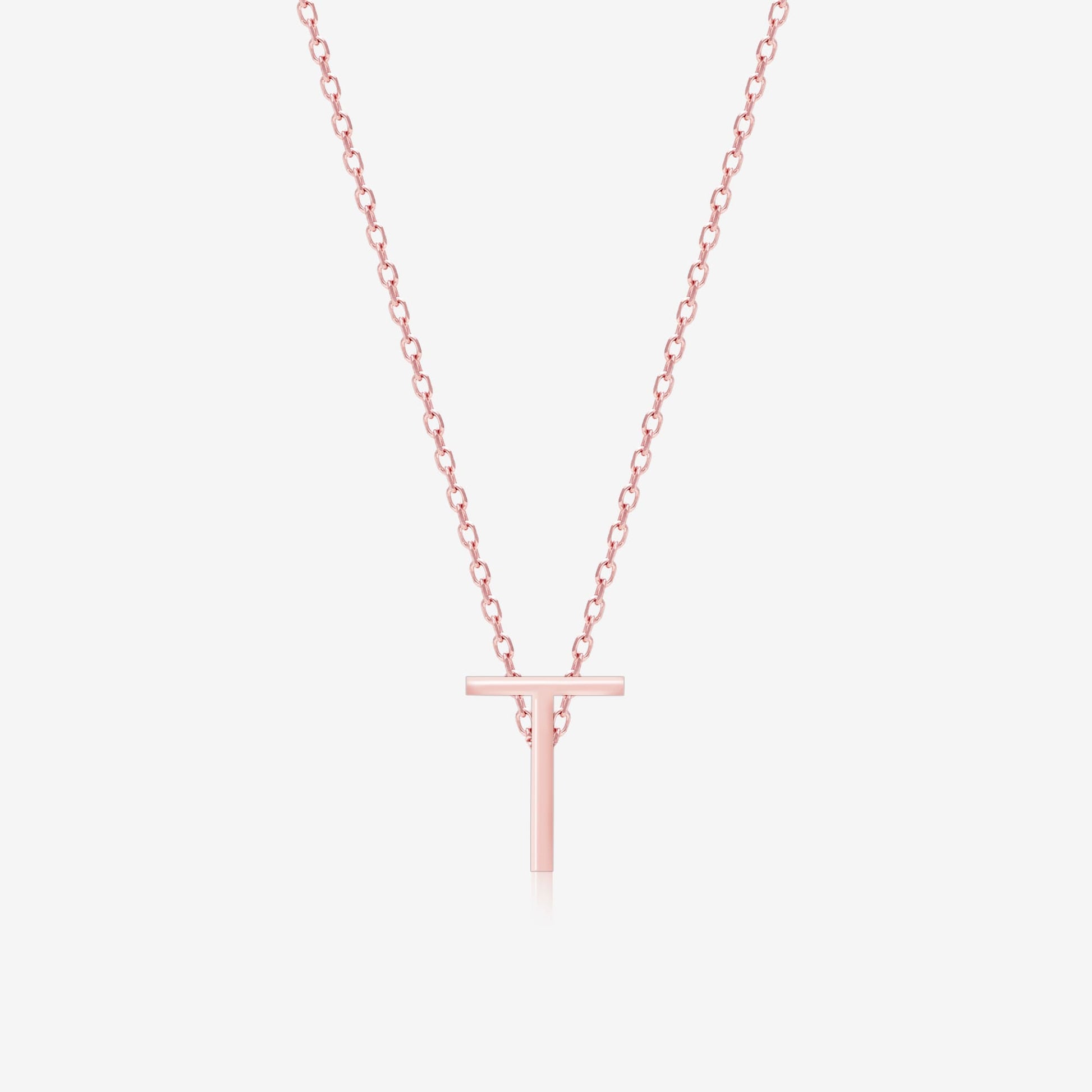 Timeless T Initial Necklace