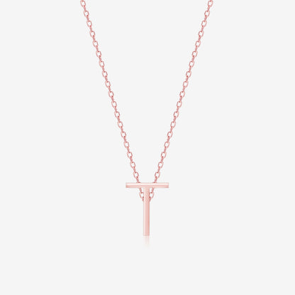 Timeless T Initial Necklace