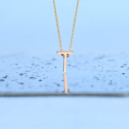 Timeless T Initial Necklace