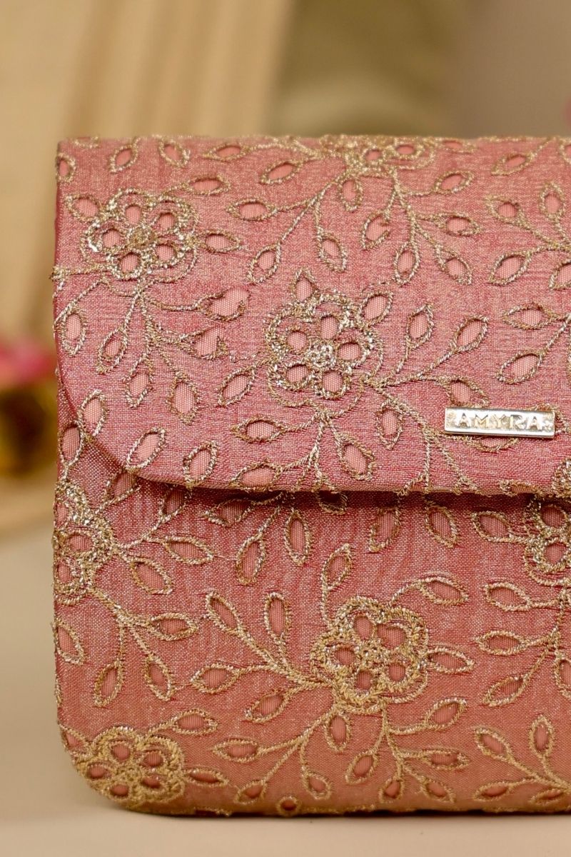 AMYRA - Tarang Flapover Bag - Pink