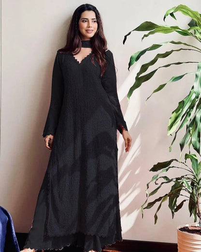 Trending Chikankari Kurti Palazzo Set Ethenika.com