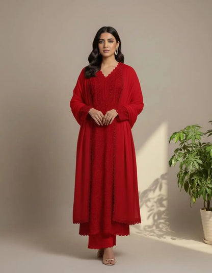 Trending Chikankari Kurti Palazzo Set Ethenika.com