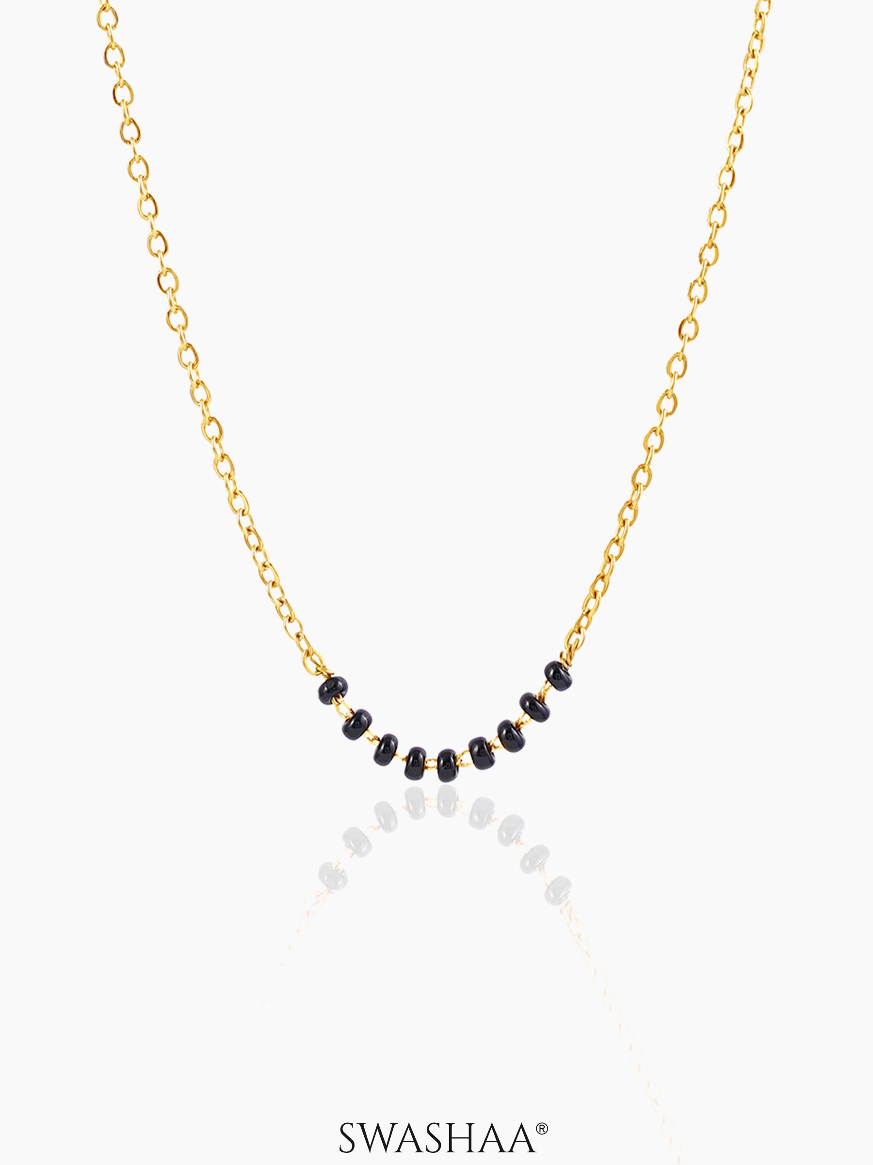 Tushita 18K Gold Plated Mangalsutra