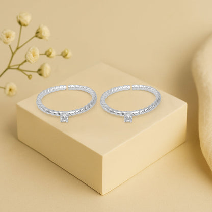 92.5 Silver Toe Ring