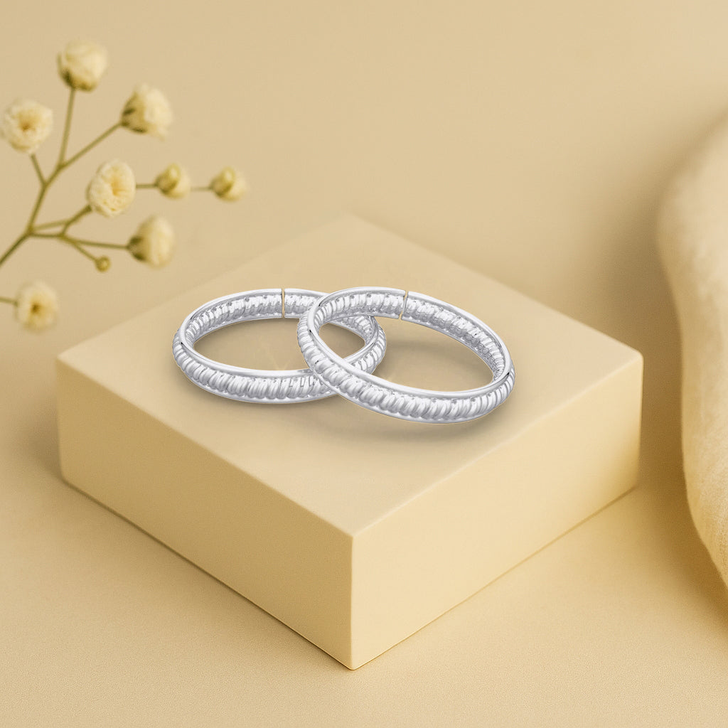 92.5 Sterling Silver Twisted Wire Toe Ring