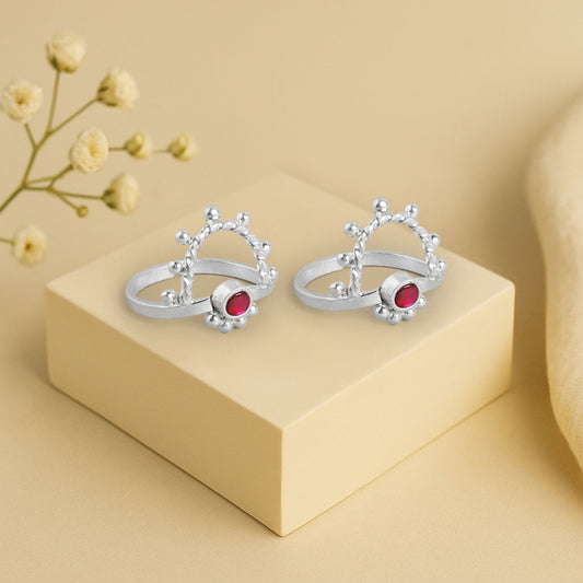 92.5 Sterling Silver Venki Toe Ring