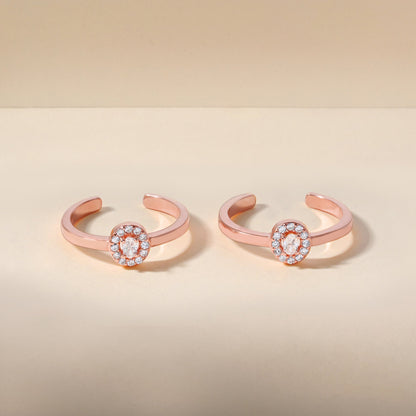 Centered Stone Toe Ring