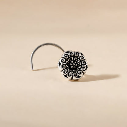 Oxidized Boho Nose Pin