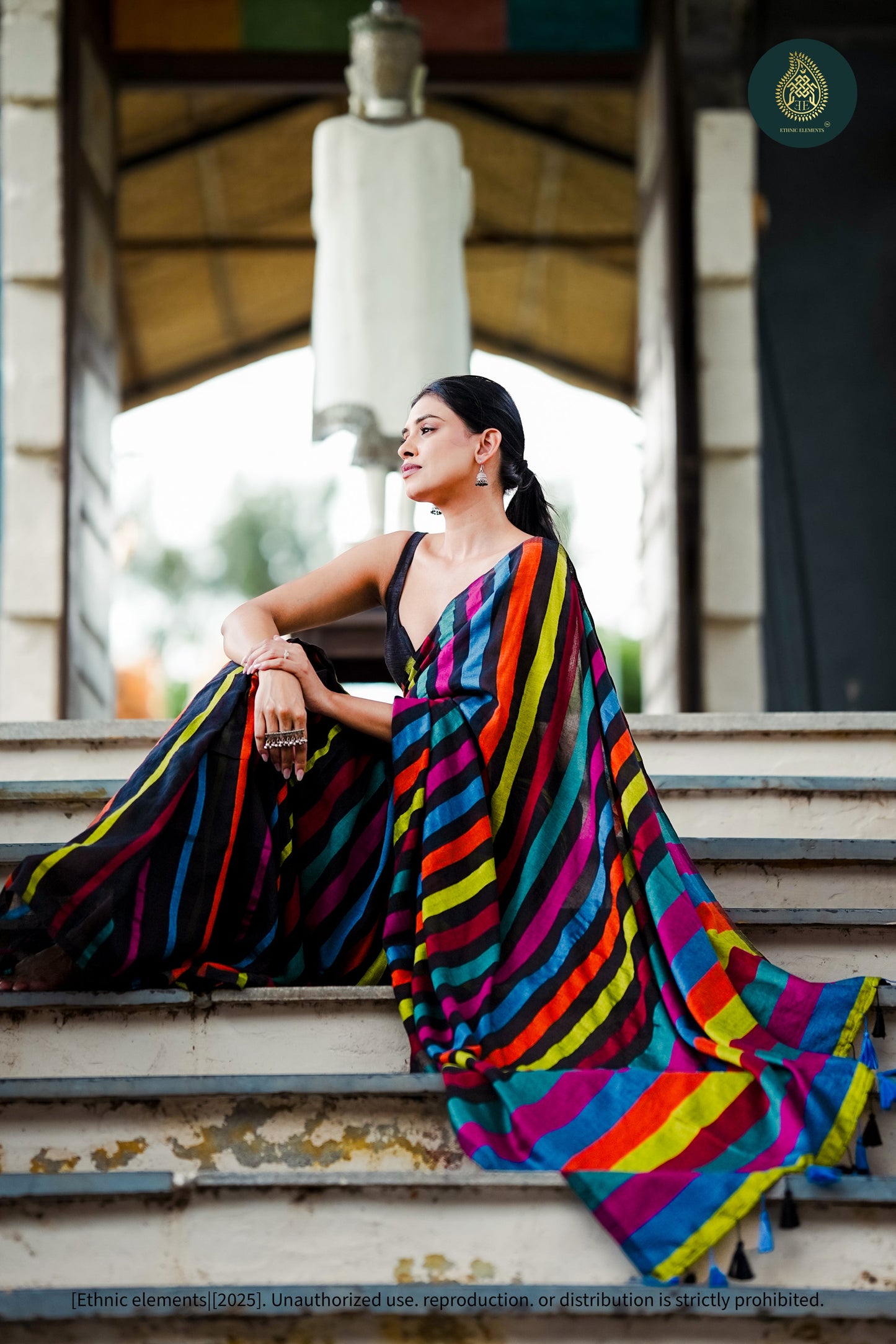 Mul Cotton Saree - Navrang Leela