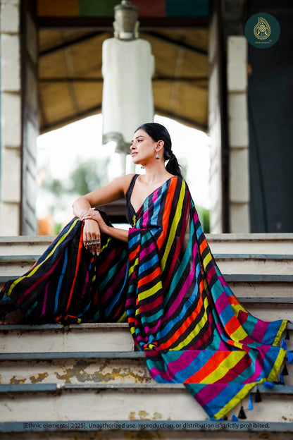 Mul Cotton Saree - Navrang Leela