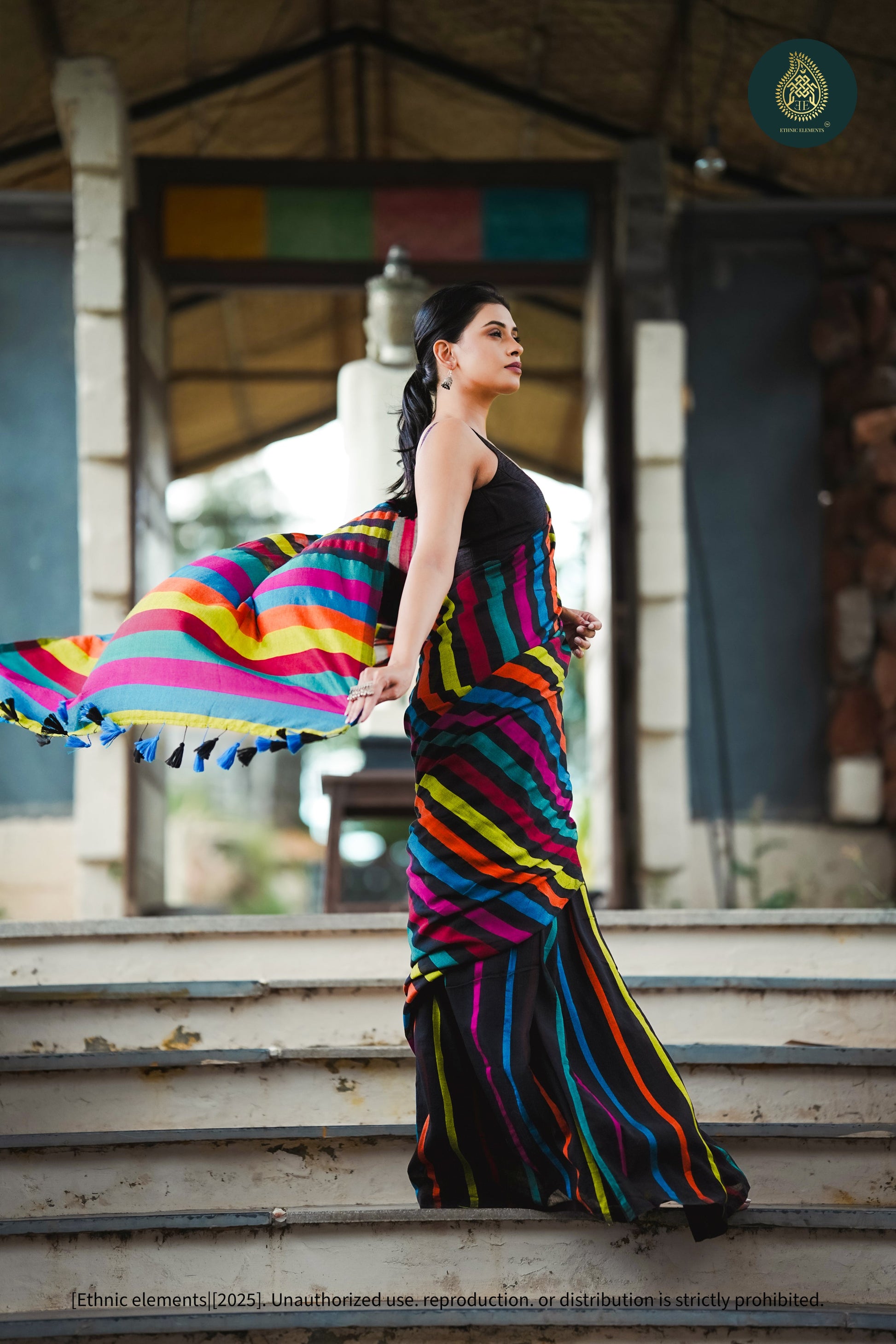 Mul Cotton Saree - Navrang Leela