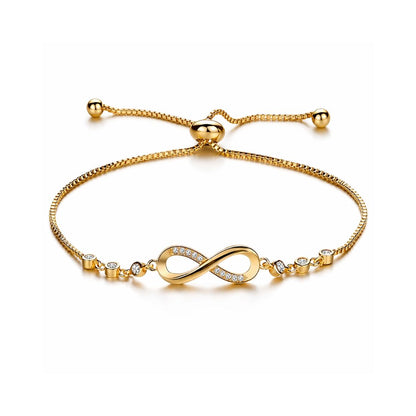 Silver Plated Infinity Bracelet