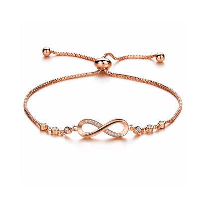 Silver Plated Infinity Bracelet