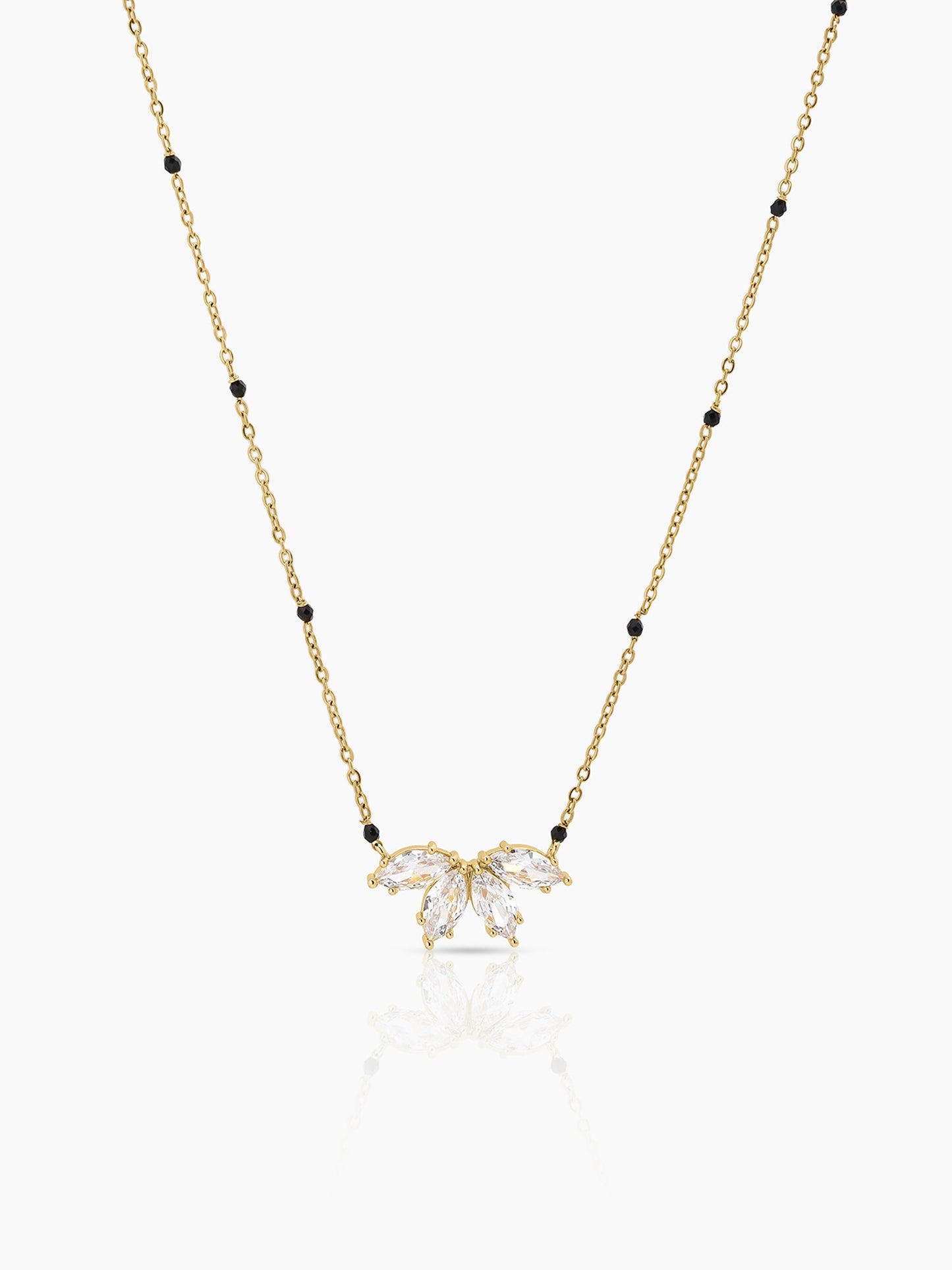 Vira Solitaire Flower Mangalsutra - Swashaa
