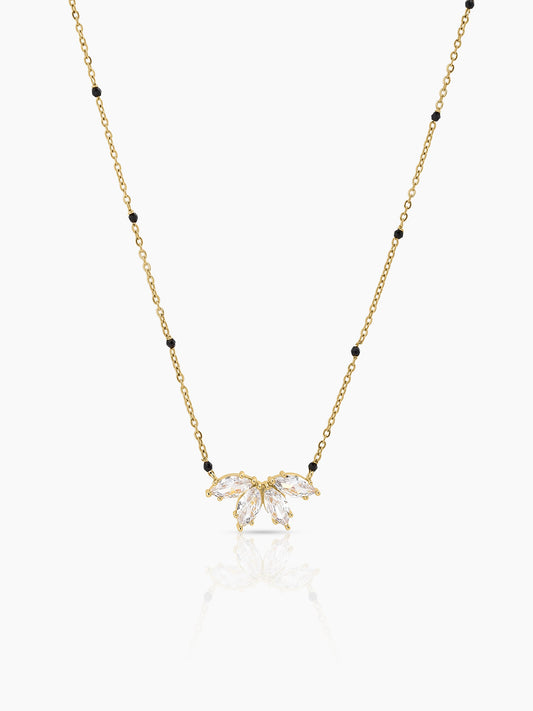Vira Solitaire Flower Mangalsutra - Swashaa