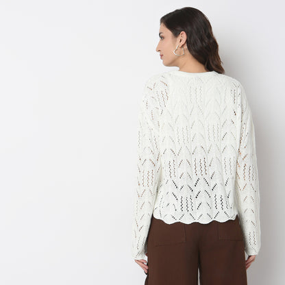 Regular Fit Solid Top