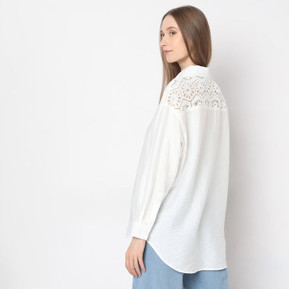 Regular Fit Solid Shirt