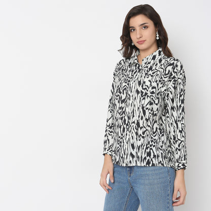 Regular Fit Printed Shirt