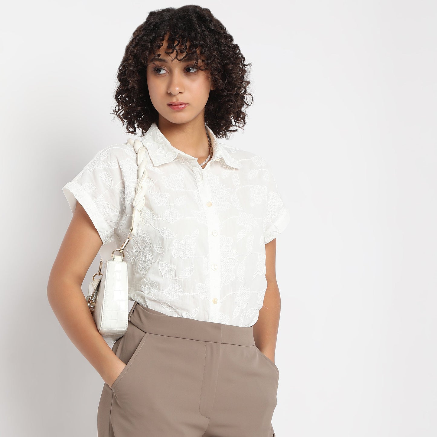 Regular Fit Embroidered Shirt