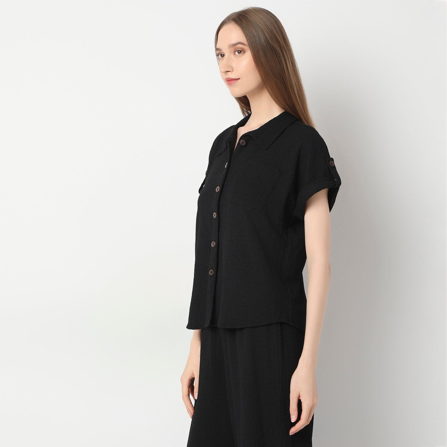 Regular Fit Structured Shirt