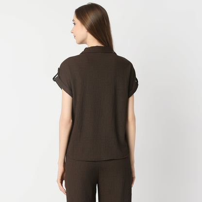 Regular Fit Structured Shirt