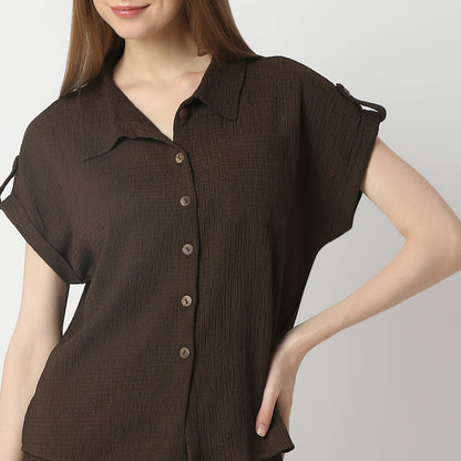 Regular Fit Structured Shirt