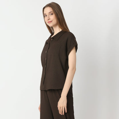 Regular Fit Structured Shirt
