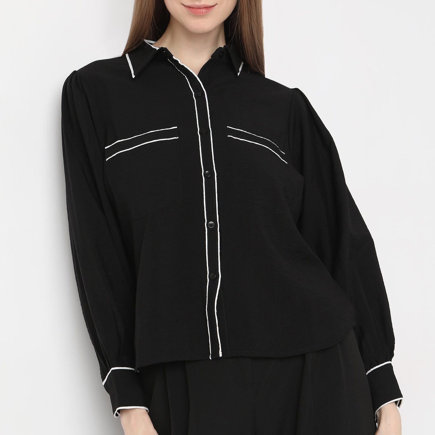 Regular Fit Solid Shirt