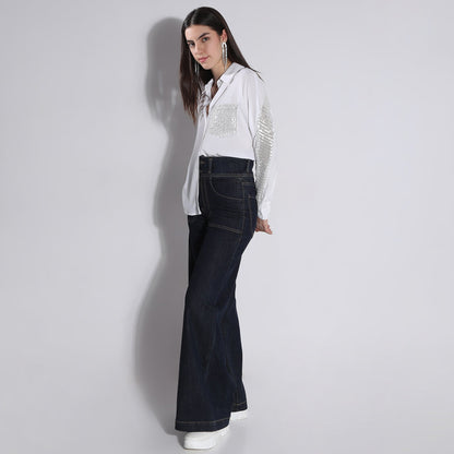 Regular Fit Embellished Shirt