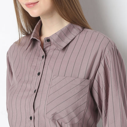 Regular Fit Striped Shirt