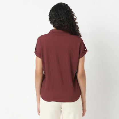 Solid Knitted Shirt