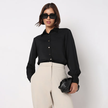 Solid Full Sleeve Shirt