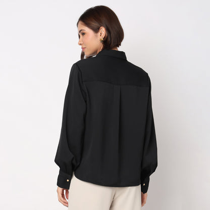 Solid Full Sleeve Shirt