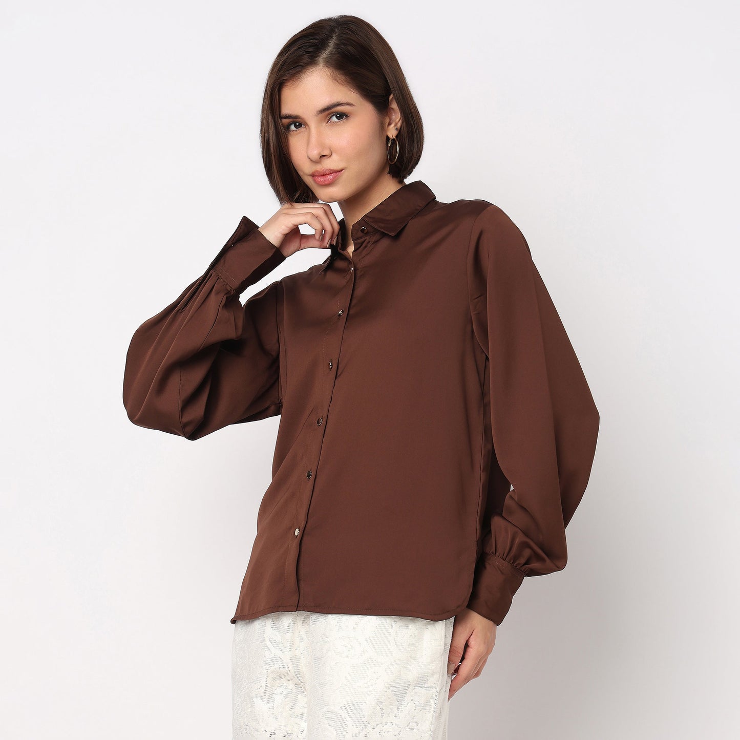 Solid Full Sleeve Shirt